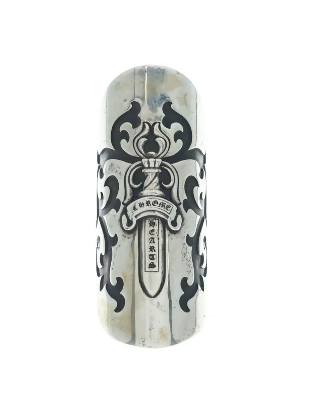 Chrome Hearts Cannoli Dagger Ring Silver